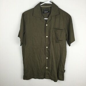 Kenneth Cole Men's Linen Button Down Shirt size‎ S